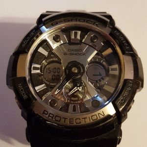 G-shock mens analog/digital black strap watch