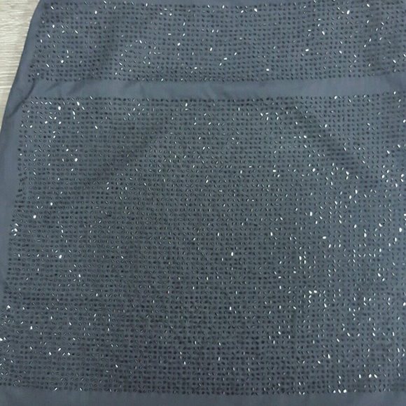 Calvin Klein Black Beaded Skirt Sz 6 - Picture 2 of 4