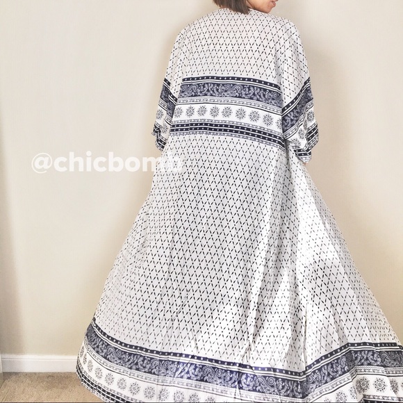 Summer log flare kimono duster. 1DAY sale - Picture 3 of 3