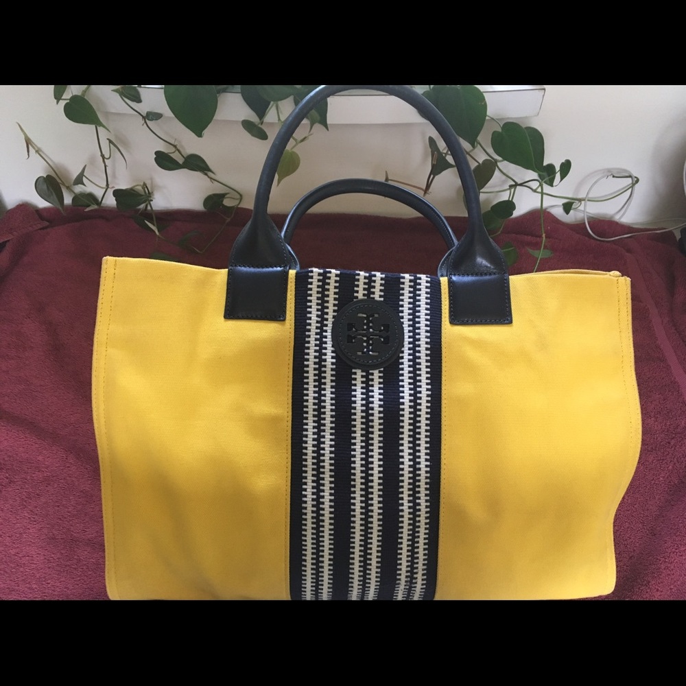 Tory Butch canvas tote bag