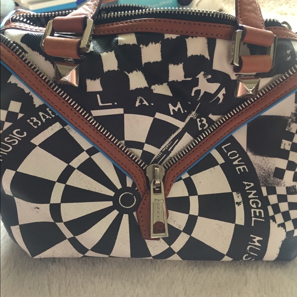 L.A.M.B small leather purse