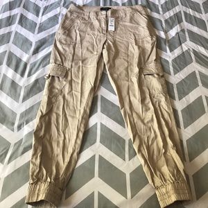 FINAL PRICE NWT Tan/Cream Joggers