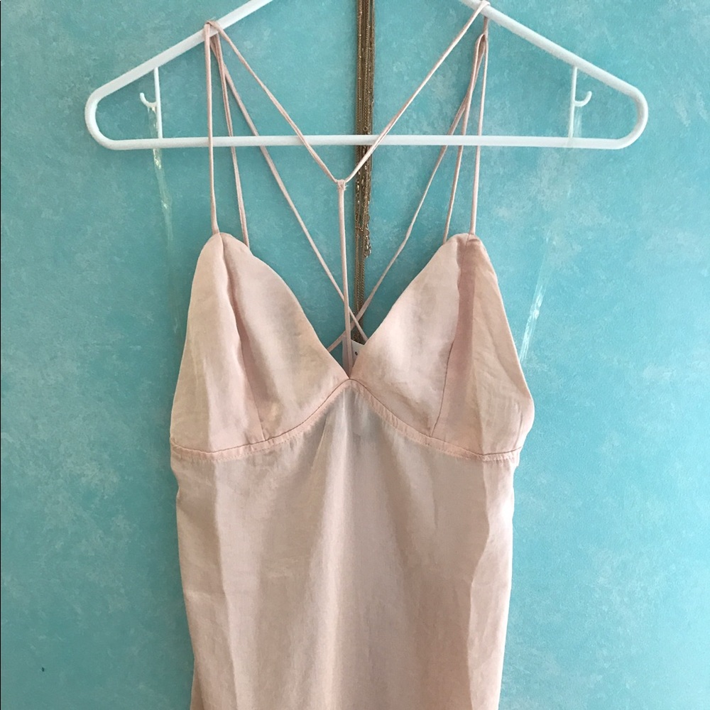 Kendall and Kylie Pink Slip Dress