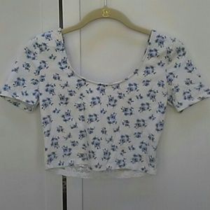 Forever 21 Floral Crop Top