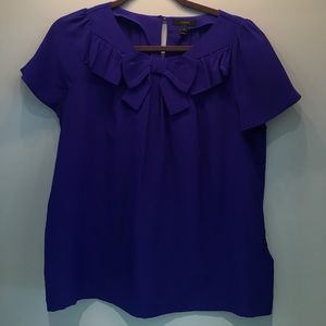Royal blue blouse, J Crew