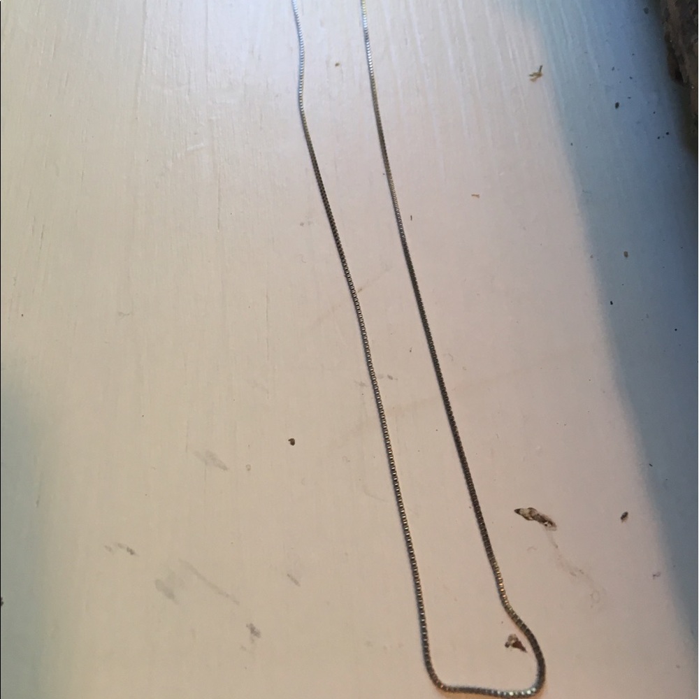 Solid silver chain