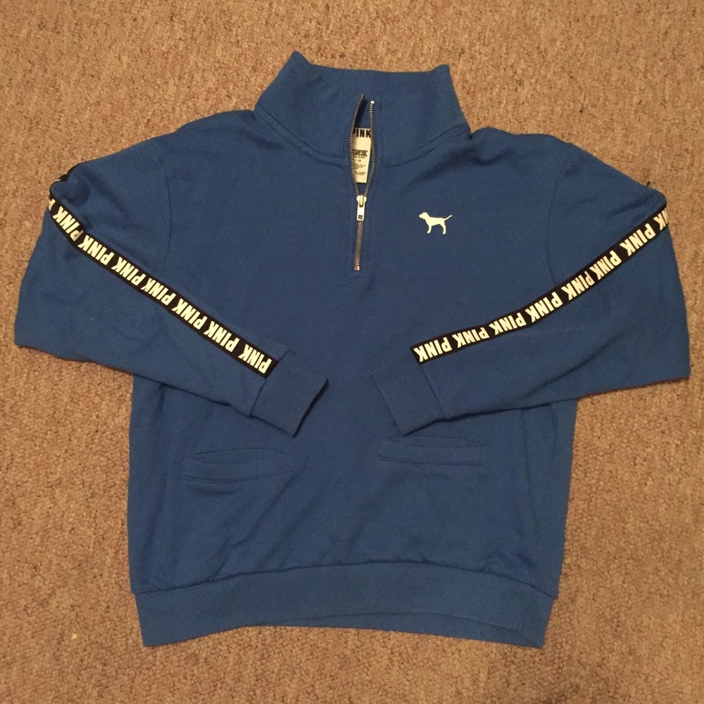 PINK Half Zip Sweatshirt