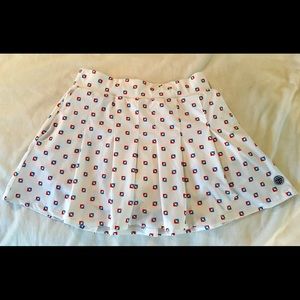 Tory Burch Sport Printed Pleated Tennis Skirt-SM