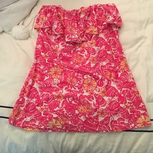 Lilly Pulitzer strapless top