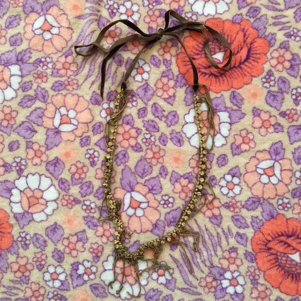 NEW Stella & Dot Smokey Crystal Necklace