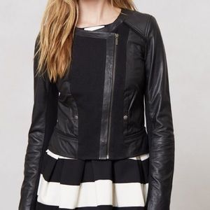 Anthropologie chic leather jacket