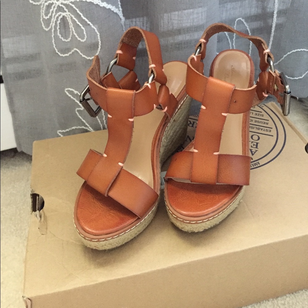 AEO T-Strap Wedge Espadrille