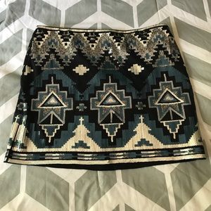 FINAL PRICE Sequin Mini Pencil Skirt