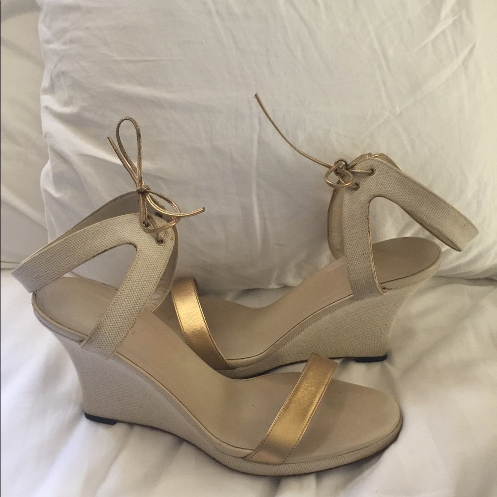 Authentic Gucci wedge heels