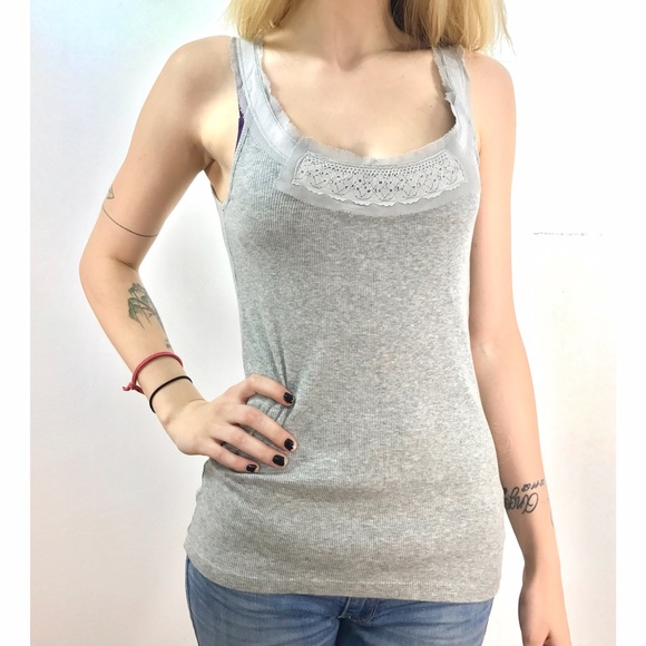 Banana Republic Grey Tank - Picture 1 of 5