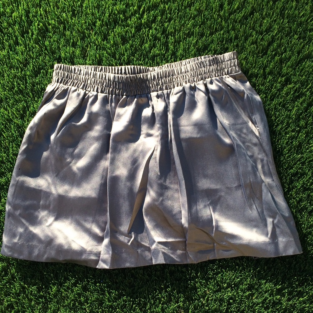 Mason silk mini skirt