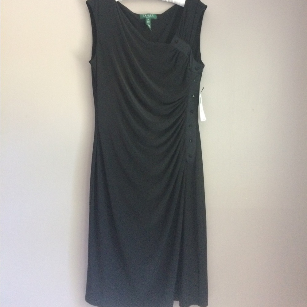 NEW Ralph Lauren black dress size 14