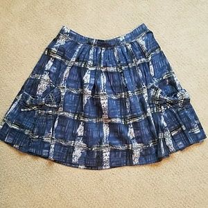 Anthro Plaid Skirt