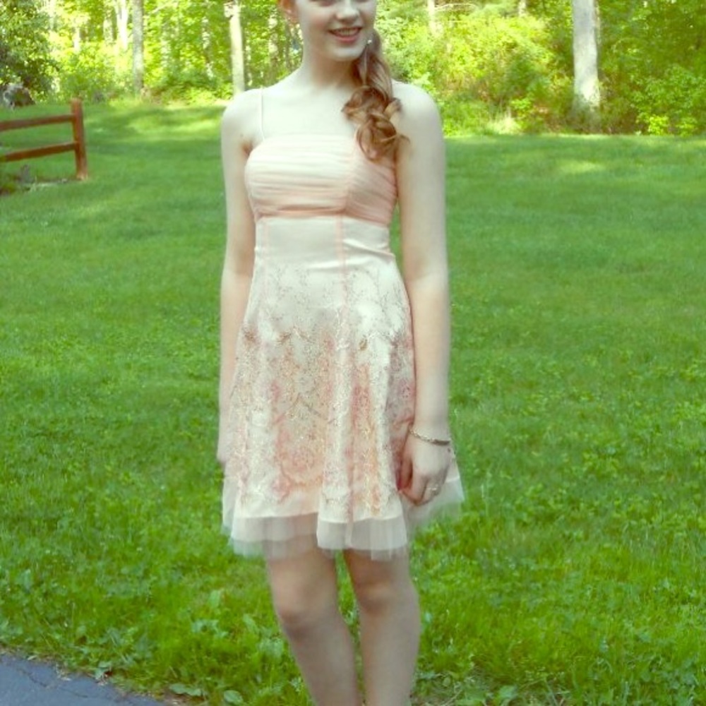 Pretty pink sparkly dress
