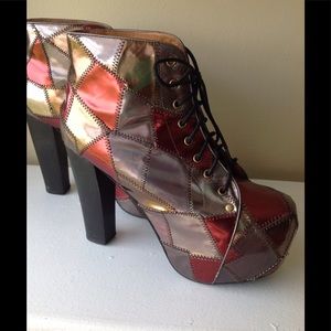 Jefferey Campbell Patchwork Bootie