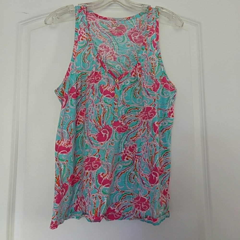 Rare Lilly Pulitzer jellies b jammin tank
