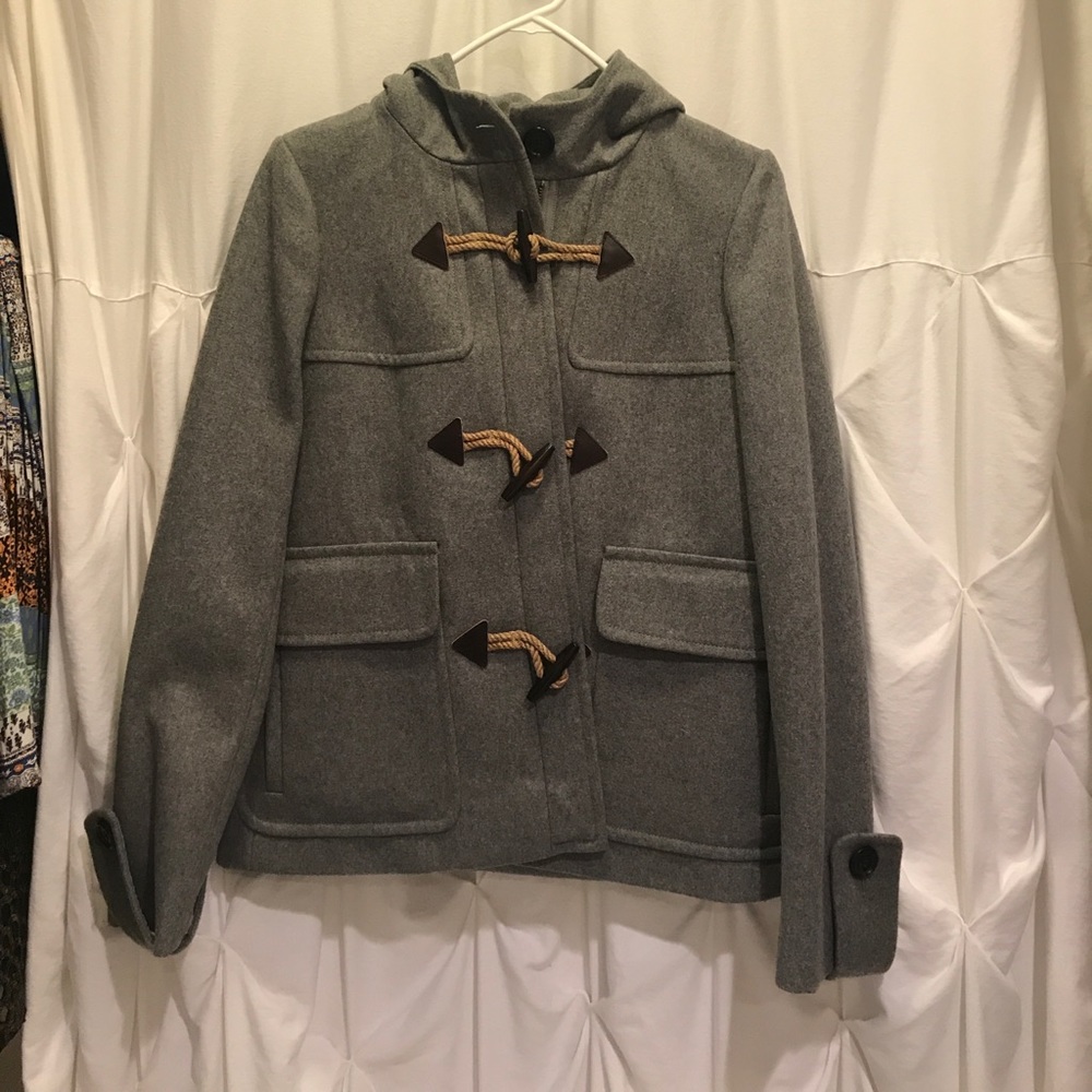 NWOT J CREW MELTON WOOL COAT