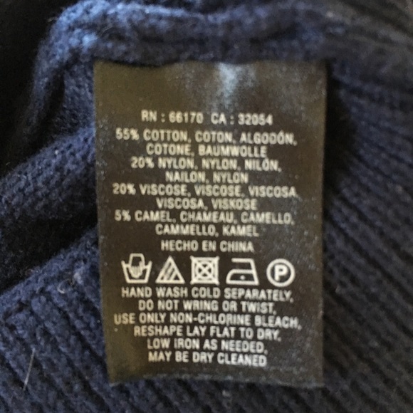 navy knit ANTHRO sweater - Picture 4 of 4