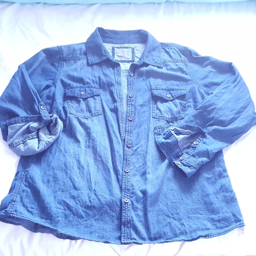 NWOT Denim Long Sleeves XL
