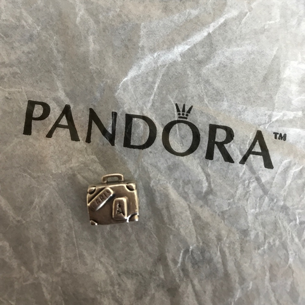 Luggage pandora charm