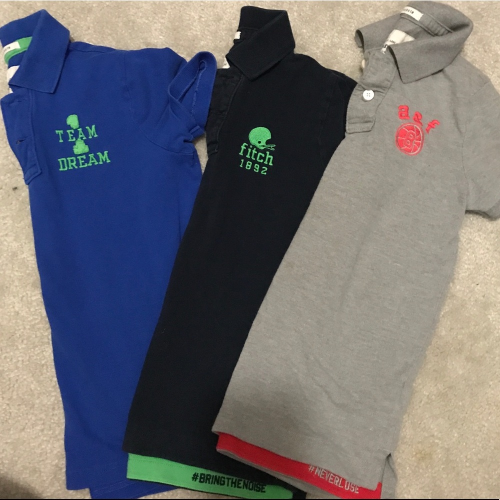 Abercrombie Kids 3) Polo Shirt Bundle