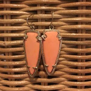 Orange Kendra Scott earrings