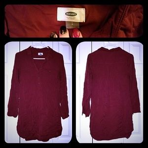 Burgandy Old Navy Dress