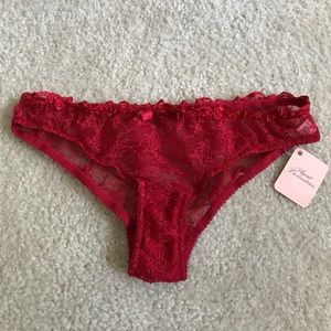 Agent Provocateur Red lace Panties BNWT