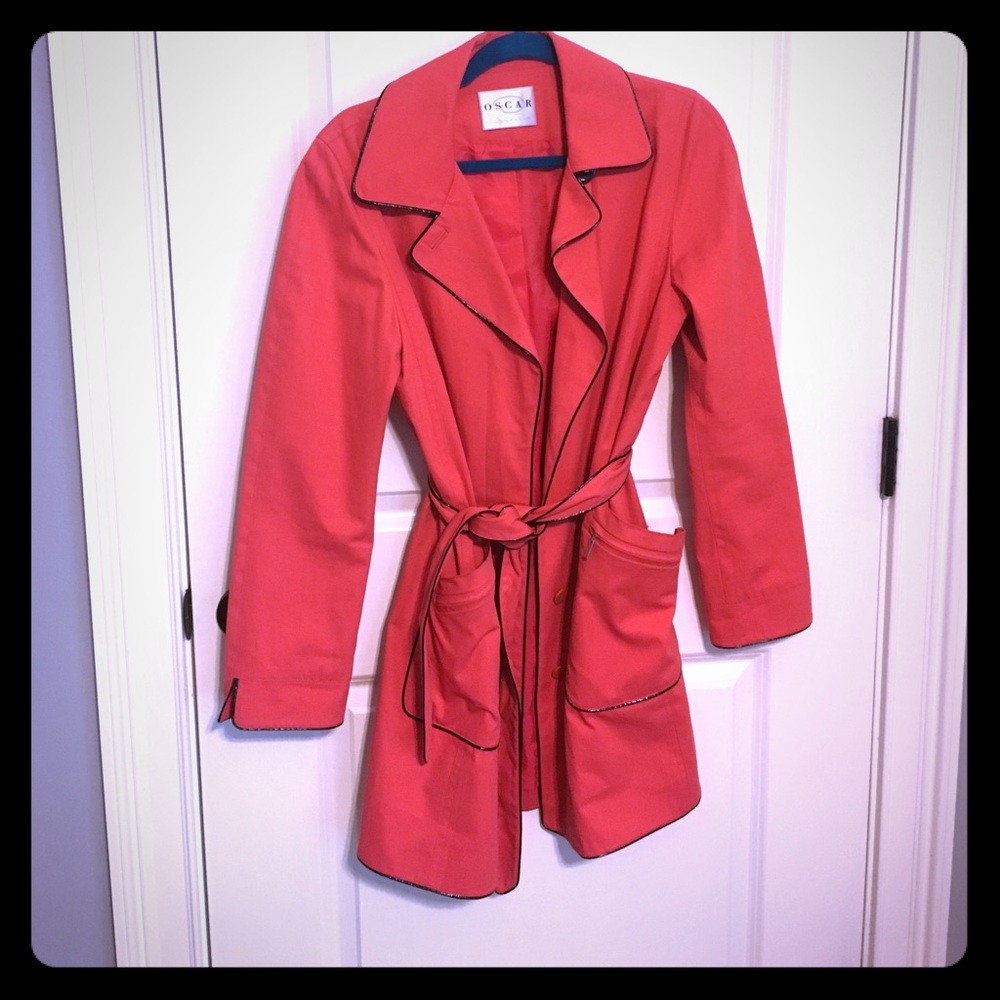 Oscar de la renta trench