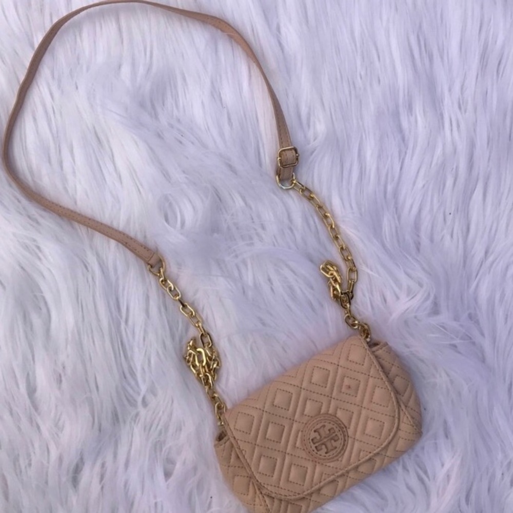 Tory Burch Marion Quilted Leather Crossbody Bag