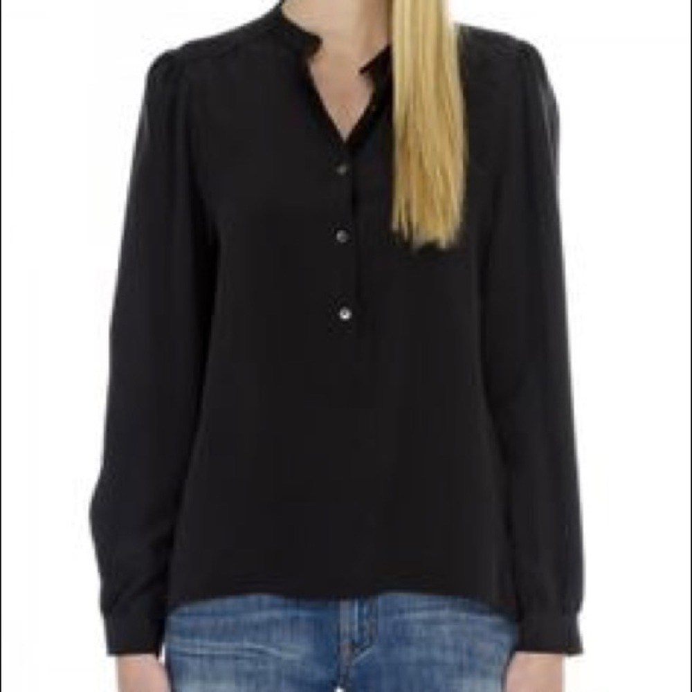 H & M 100% Silk Blouse