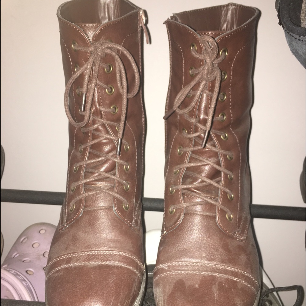 Wet Seal Combat Boots