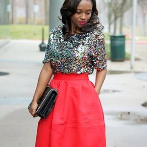 PRELOVED H&M Sequin top