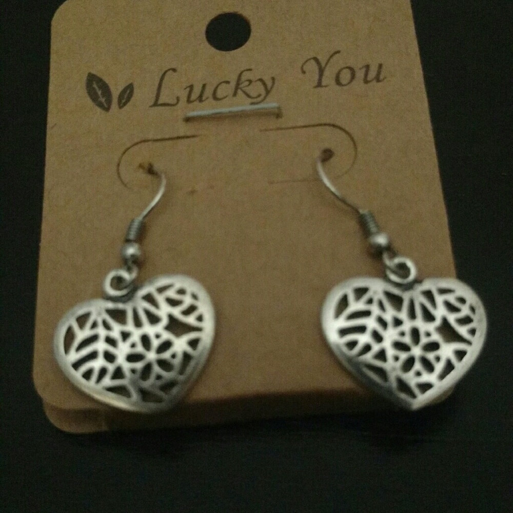 Dangle earrings. New