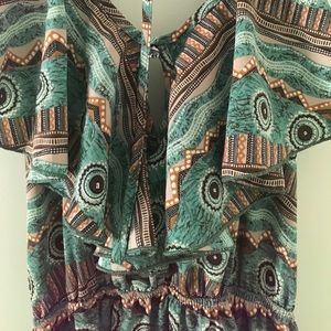 High low halter dress xs hello miss