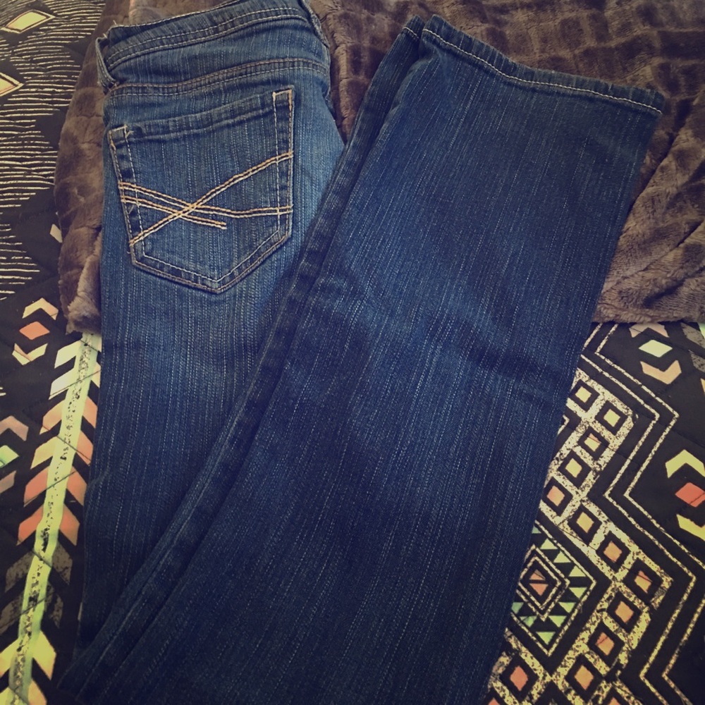 Aeropostale 12 short Chelsea boot cut jeans girls