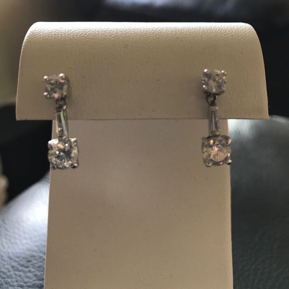 CZ dress earrings