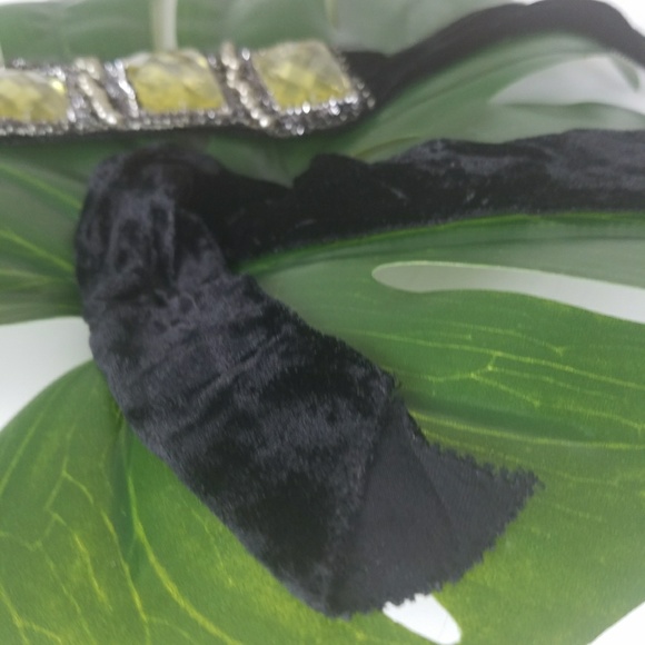 Black sash belt