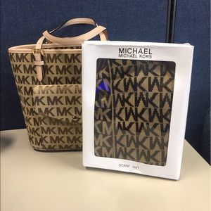 Michael Kors. Like new. Hat and scarf are new