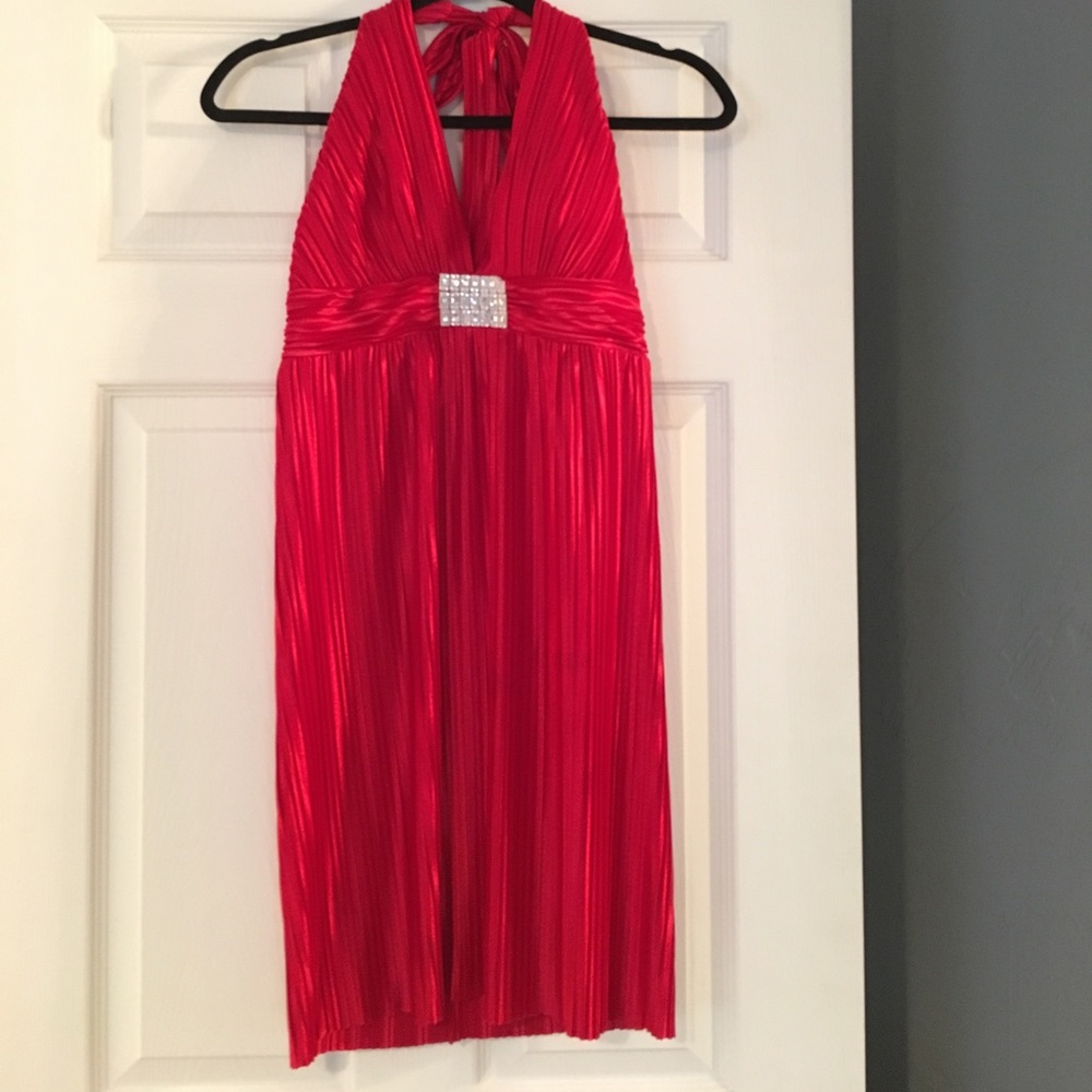 Red dress