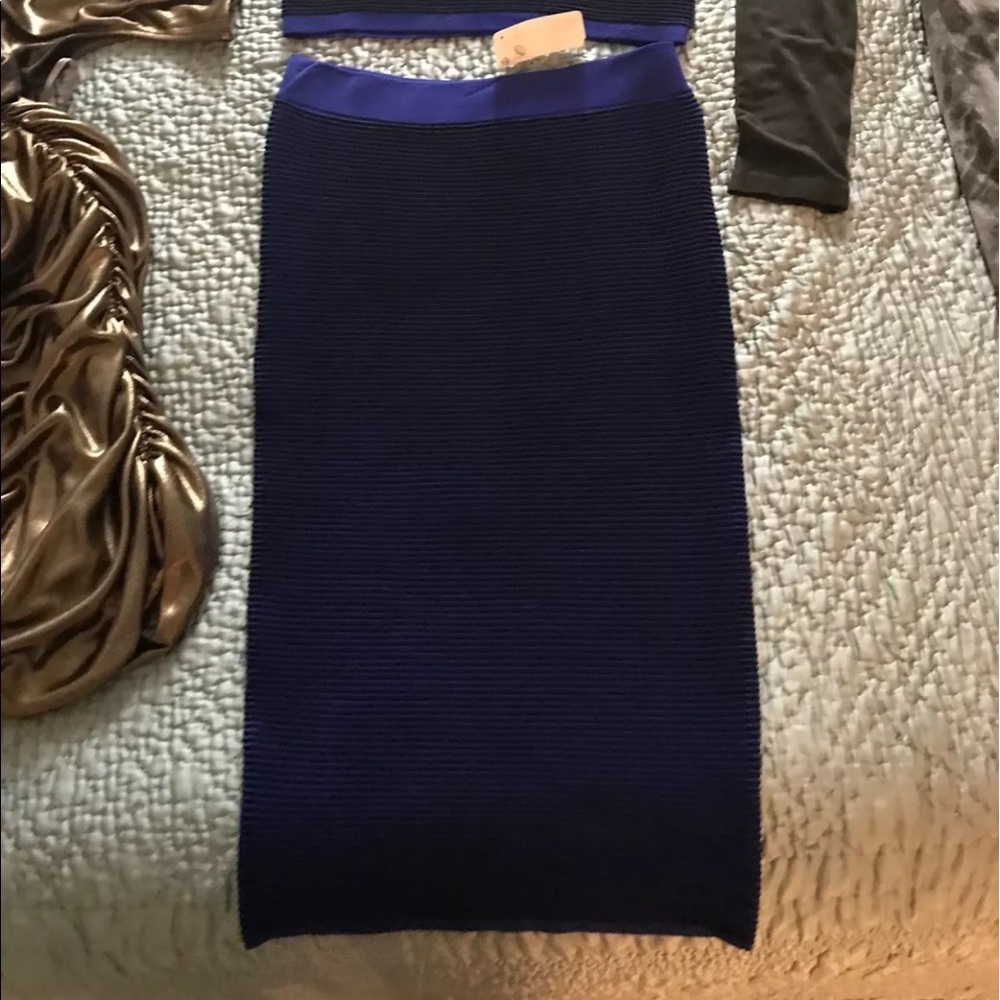 Central Park size medium crop top and skirt