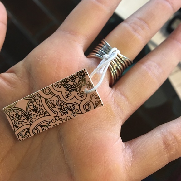 SOLD sterling silver ring with stone - Picture 6 of 7