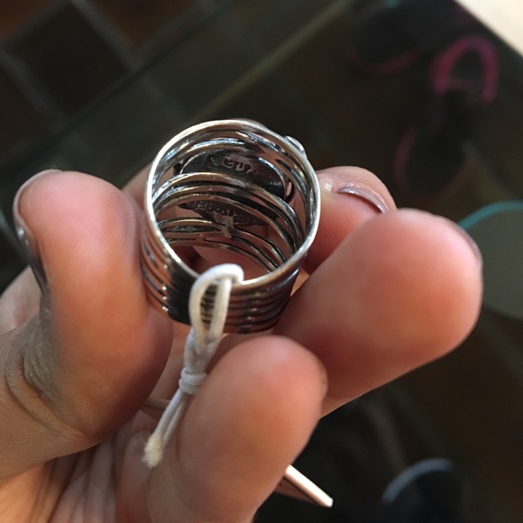 SOLD sterling silver ring with stone - Picture 7 of 7