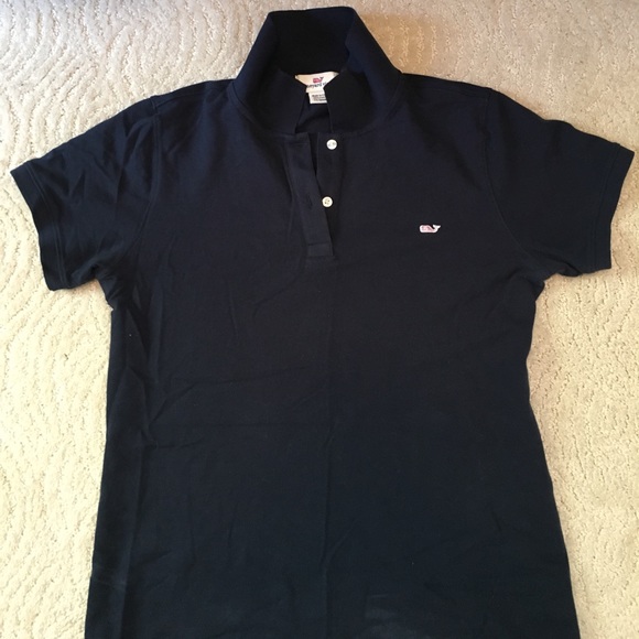VV classic navy blue polo shirt - Picture 3 of 3