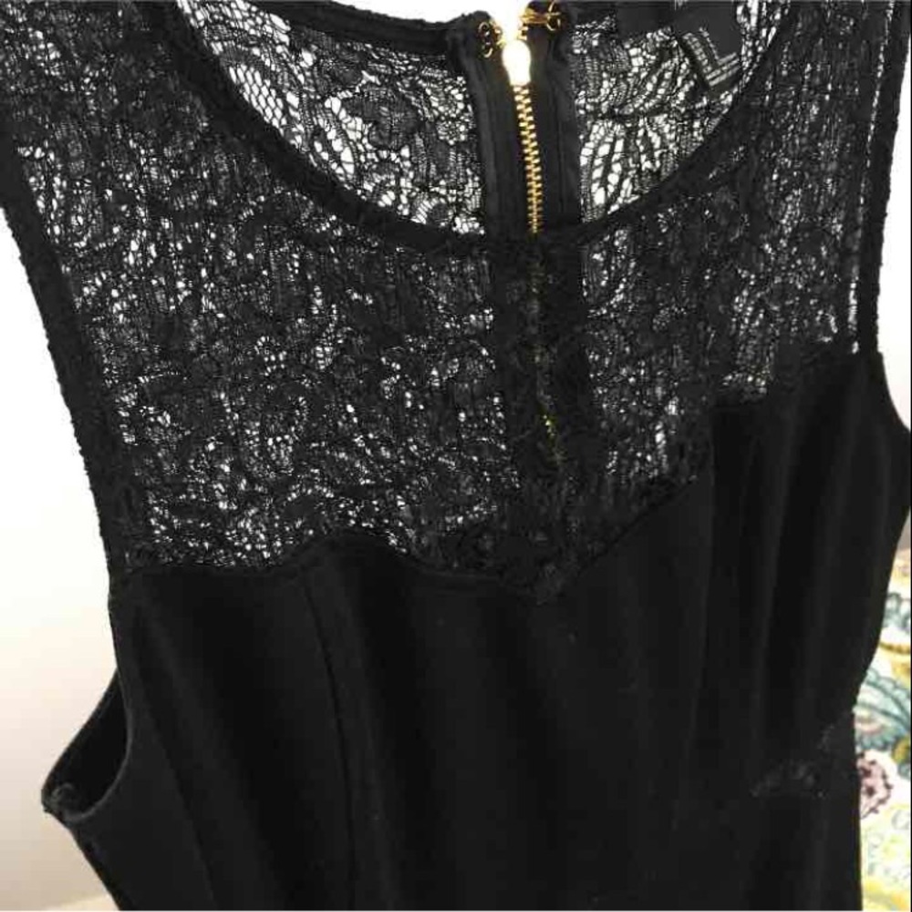 Little black lacy dress